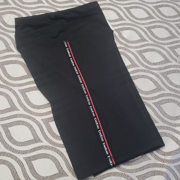 Bebe Sport Biker Leggings Shorts NWT - Picture 6 of 6